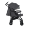 Прогулянковий візок Lionelo Irma Black/Dark Grey, чорний з сірим - Pampik - 3