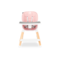 Стільчик для годування Lionelo Mona Bubblegum, рожевий - Pampik - 3