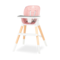 Стільчик для годування Lionelo Mona Bubblegum, рожевий - Pampik - 8