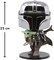 Игровая фигурка Funko Pop Мандалорец - Мандалорец в хроме с малышом (49931) - Pampik - 2