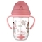 Чашка непроливайка з трубочкою і обважувачем Canpol Babies Bonjour Paris, 270 мл, червоний (56/607_red) - Pampik