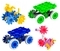 Подарунок. Набір для творчого конструювання Korbo Marine+Hummer+Animals, 2х25+2х18 шт. - Pampik