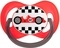 Силиконовая симметричная пустышка Canpol babies Racing, 0-6 мес., 2 шт. (22/634) - Pampik - 2