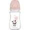 Антиколікова пляшечка для годування Canpol Babies Easystart Toys Панда, 240 мл, рожевий - Pampik