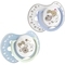 Динамічна силіконова пустушка Lovi Night&Day Boy Lamb, 0-3 міс, 2 шт. - Pampik