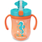 Чашка-непроливайка с трубочкой Baboo, 6+ месяцев, 300 мл, оранжевый (90602) - Pampik