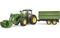 Игрушка Bruder трактор John Deere 7R 350 с погрузчиком и прицепом (03155) - Pampik - 7