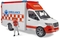 Набор Bruder Скорая помощь Mercedes Sprinter c фигуркой водителя, свет и звук (02676) - Pampik - 5