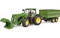 Игрушка Bruder трактор John Deere 7R 350 с погрузчиком и прицепом (03155) - Pampik - 3