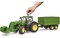 Игрушка Bruder трактор John Deere 7R 350 с погрузчиком и прицепом (03155) - Pampik - 2
