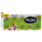 Тришаровий туалетний папір Perfex Ромашка, білий, 8 + 2 рулони - Pampik
