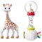 Подарочный набор Vulli Жирафа Софи, прорезыватель и погремушка-маракас с подарочным пакетом и открыткой (000009) - Pampik