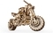 Механічний 3D-пазл Ukrainian Gears Мотоцикл Scrambler UGR-10 з коляскою, 380 ел. (70137) - Pampik - 8