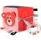 Плюшевий сенсорний кубик Canpol babies Bears, кораловий (68/073_cor) - Pampik
