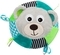 Плюшевий сенсорний м'яч із дзвіночком Canpol babies Bears, сірий (68/074_grey) - Pampik - 2