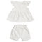 Комплект одягу Twins Linen, льон, р. 74, white, білий (W-101-HTL74-01) - Pampik