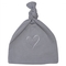 Шапочка-вузлик Twins Сердечко, інтерлок, 0-3 міс., grey, сірий (W122-TNT-10) - Pampik
