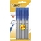 Ручка шариковая Bic Round Stic Exact, синий, 6+2 шт. - Pampik
