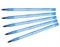 Ручка кулькова Bic Round Stic, синій, 20 шт. - Pampik - 2