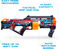 Скорострільний бластер Zuru X-Shot Skins Last Stand Graffiti, 16 патронів (36518B) - Pampik - 4
