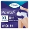 Труси-підгузки для дорослих Tena Pants Plus Night Extra Large, 10 шт - Pampik