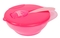 Тарілка Lindo, з ложкою, 250 мл, рожевий (Li 836 рож) - Pampik