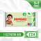 Вологі серветки Huggies Natural Care, 224 шт. (4 уп. по 56 шт.) - Pampik