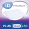 Одноразові гігієнічні пелюшки iD Protect Expert Plus, 60x60 см, 30 шт. - Pampik
