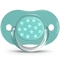 Пустушка силіконова Suavinex Basics, симетрична, 0-6 міс., зелений, 2 шт. (307639/1) - Pampik