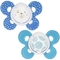 Силиконовая пустышка Chicco Physio Comfort, 6-16 мес., голубая, 2 шт. (74933.21.00.00) - Pampik
