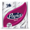 Рушники кухонні Papia, тришарові, 2 рулони (70878) - Pampik