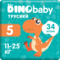 Підгузки-трусики DinoBaby 5 (11-25 кг), 34 шт. - Pampik