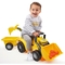 Трактор-погрузчик Ecoiffier Макси для катания малыша с прицепом (7850) - Pampik - 8