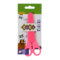 Ножиці з лінійкою ZiBi Kids line, в чохлі, рожевий (ZB.5004-10) - Pampik