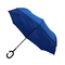 Парасолька-тростина Line art Wonder, зі зворотним складанням, синій (45450-44) - Pampik