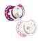 Силіконова динамічна пустушка Lovi Night&Day Girl Lamb, 0-3 міс., 2 шт. (22/809girl_L) - Pampik