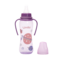 Бутылочка для кормления Lindo, изогнутая с ручками, 250 мл, фиолетовый (Li 135 фіол) - Pampik - 2