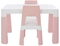 Дитячий функціональний столик і два стільчики Poppet Моно Пінк, рожевий (PP-005WP-2) - Pampik - 3