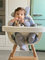 Стілець для годування Childhome Evolu 2 з бампером, білий (CHEVOCHNW) - Pampik - 15