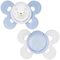 Силиконовая пустышка Chicco Physio Comfort, 0-6 мес., голубая, 2 шт. (74931.21.00.00) - Pampik