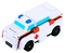 Машинка-трансформер Flip Cars Швидка допомога і Позашляховик, 2 в 1, 8 см (EU463875-06) - Pampik