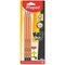 Карандаши графитовые Maped Black HB с резинкой 6 шт. (MP.850017FC) - Pampik