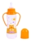 Бутылочка для кормления Baby Team, с ручками и силиконовой соской, 250 мл, оранжевый (1411_оранжевый) - Pampik - 2