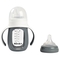 Поїльник скляний Beaba 2 в 1, 210 мл, сірий (913538) - Pampik - 3