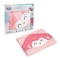 Полотенце для купания Canpol babies Сова, с капюшоном, 100x100 см, розовый (26/801_pin) - Pampik