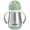 Металевий поїльник Beaba з трубочкою, 250 мл, зелений (913535) - Pampik - 2