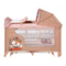 Манеж-кроватка Lorelli Moonlight 2 Layers Rocker Beige Foxy, бежевый (23718) - Pampik - 2