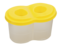Стакан-непроливайка ZiBi Kids Line, з двома відділеннями, жовтий (ZB.6901-08) - Pampik