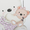 Комплект постельного белья Interbaby Oso Columpio Rosa, 3 единицы (8100248) - Pampik - 3