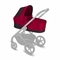 Корзина для колясок Cybex S Racing red, красный (520001125) - Pampik - 3